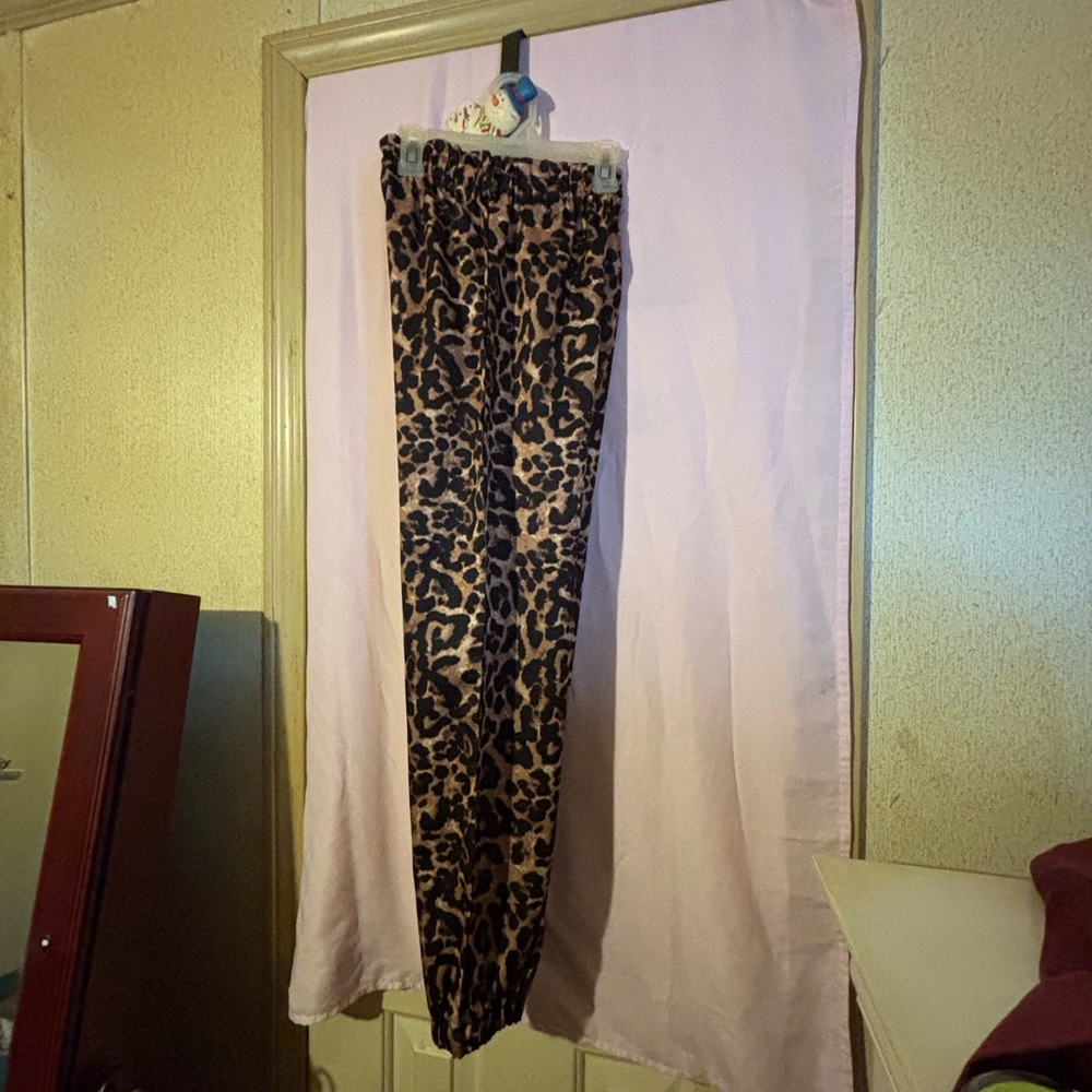 Leopard Print Kids Joggers